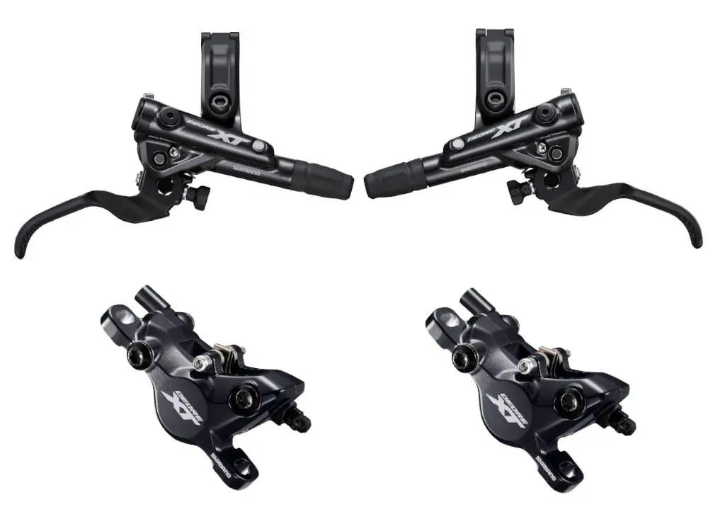 Woest Deals Shimano XT M8100 for Achter Resin Disc Brake Set