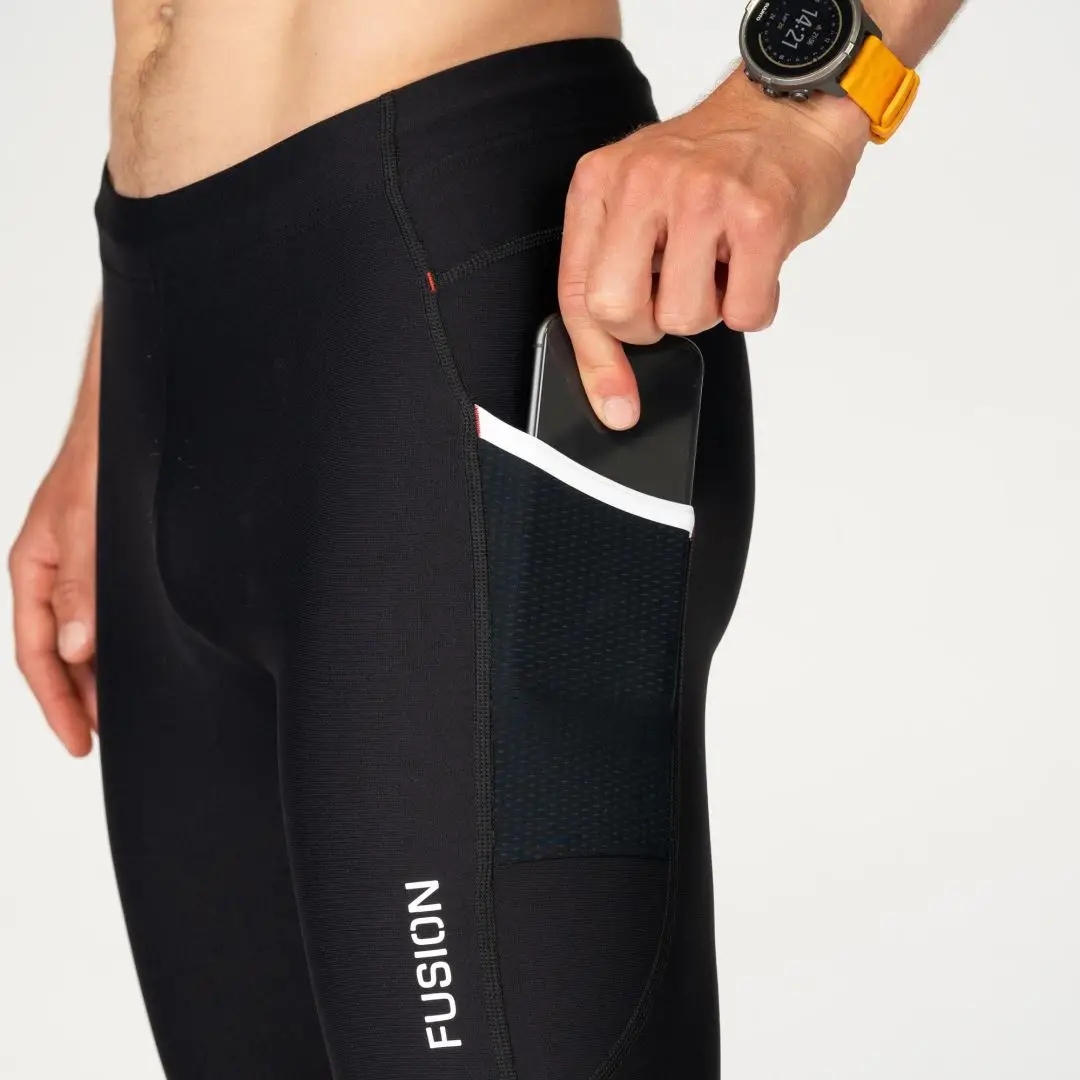 Running pants: Fusion C3 Long Tights Runningtrousers - XL