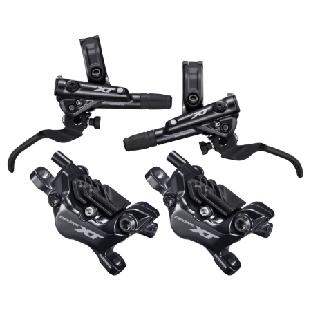 Shimano Schijfrem Set XT M8120 Voor + Achter Metal